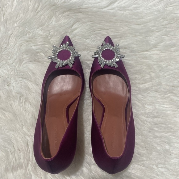 Amina Muaddi Begum Brooch pointed toe pump size 41EU - Picture 5 of 8